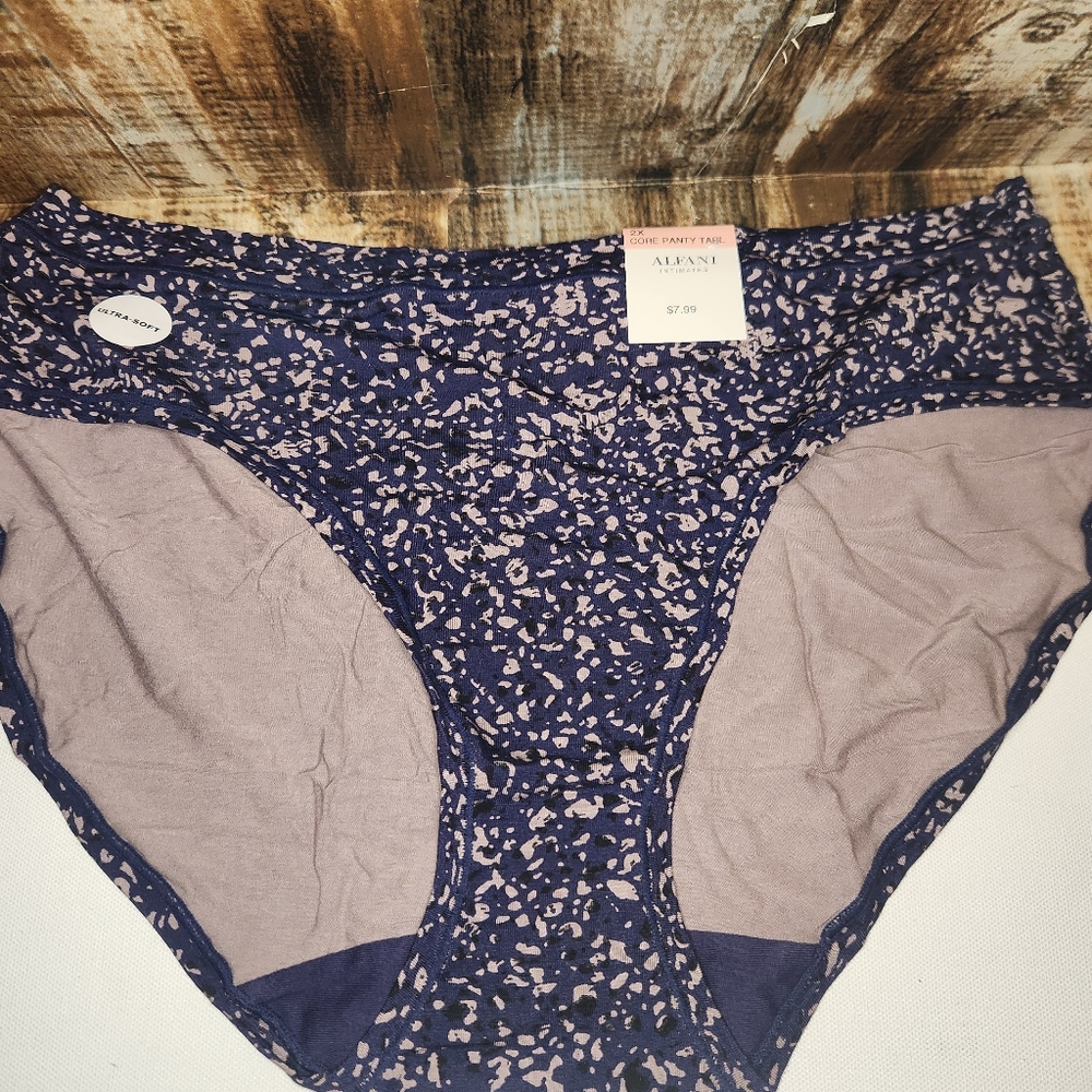 NEW Alfani Intimates Plus Size 2x & 3x Panty Lot of 6 Animal Print Core Panties - Picture 7 of 8